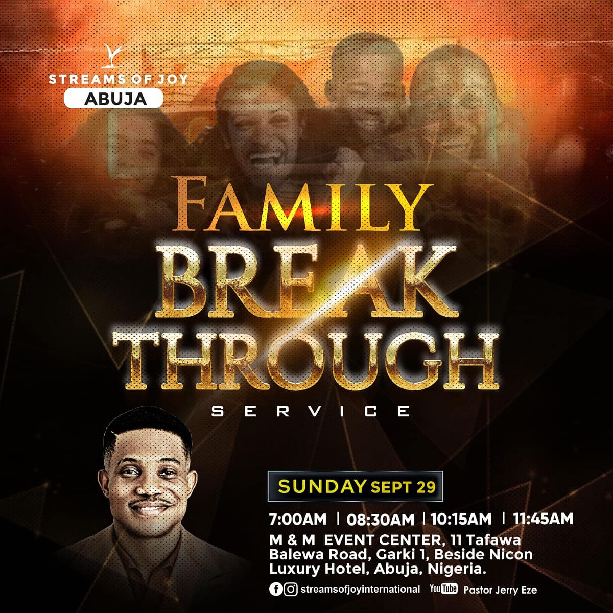 Pastor Jerry Eze Sunday Service 29th September 2024 