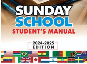 RCCG Student's Sunday School Manual - 8TH December 2024