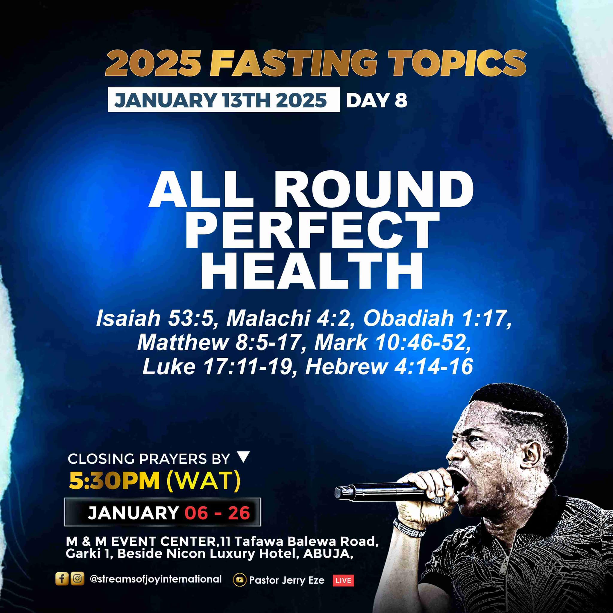 Day 8 || NSPPD Fasting Prayer Guide 13th January 2025